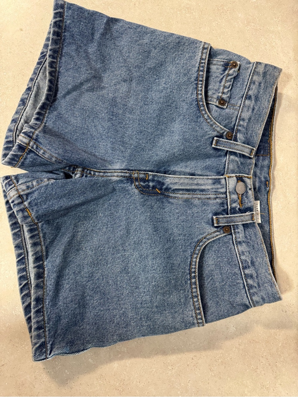 Levi's Classic Blue Denim Jean Shorts